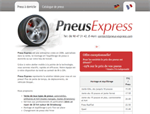 Tablet Screenshot of pneus-express.com